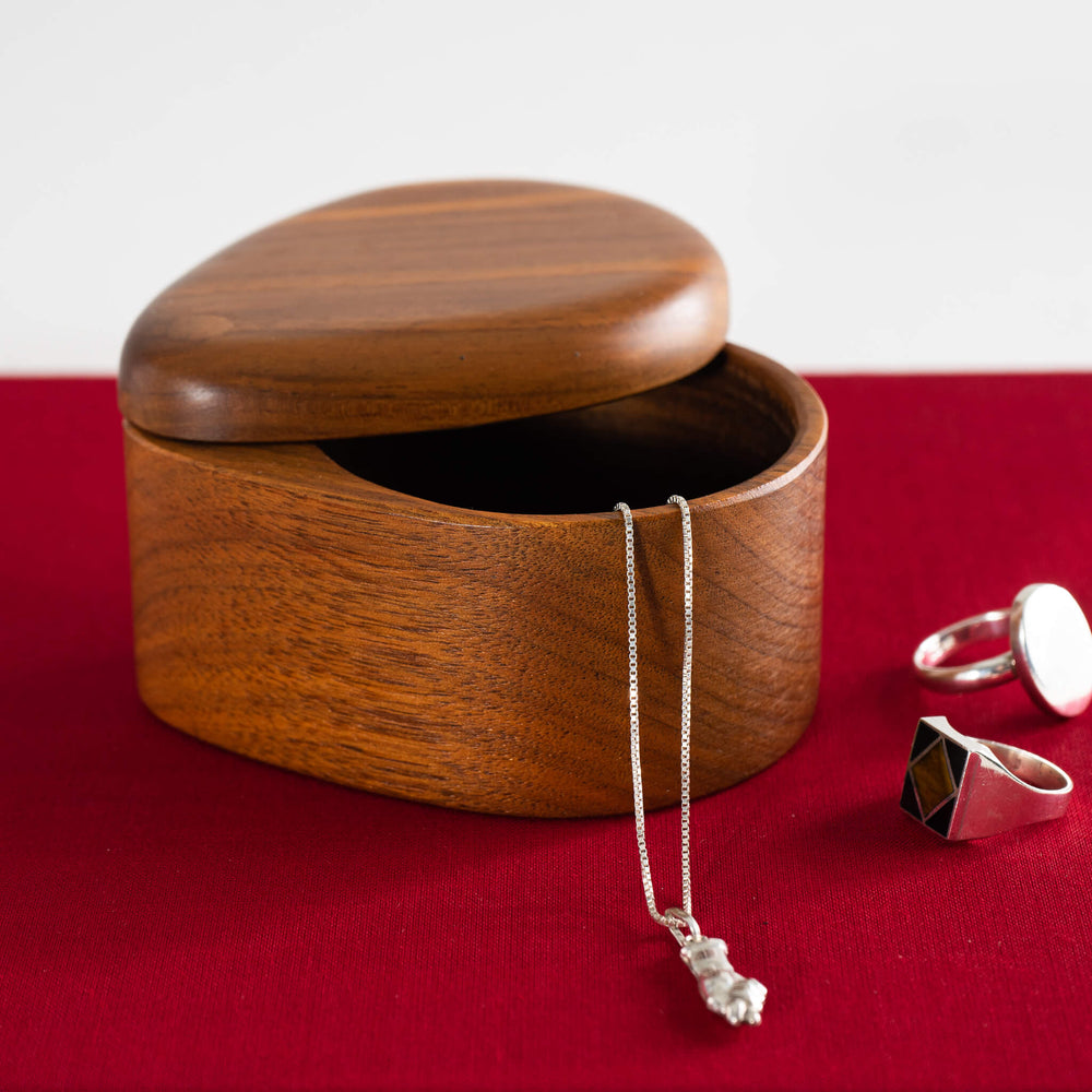 
                      
                        Vintage Wood Carved Jewelry Box
                      
                    