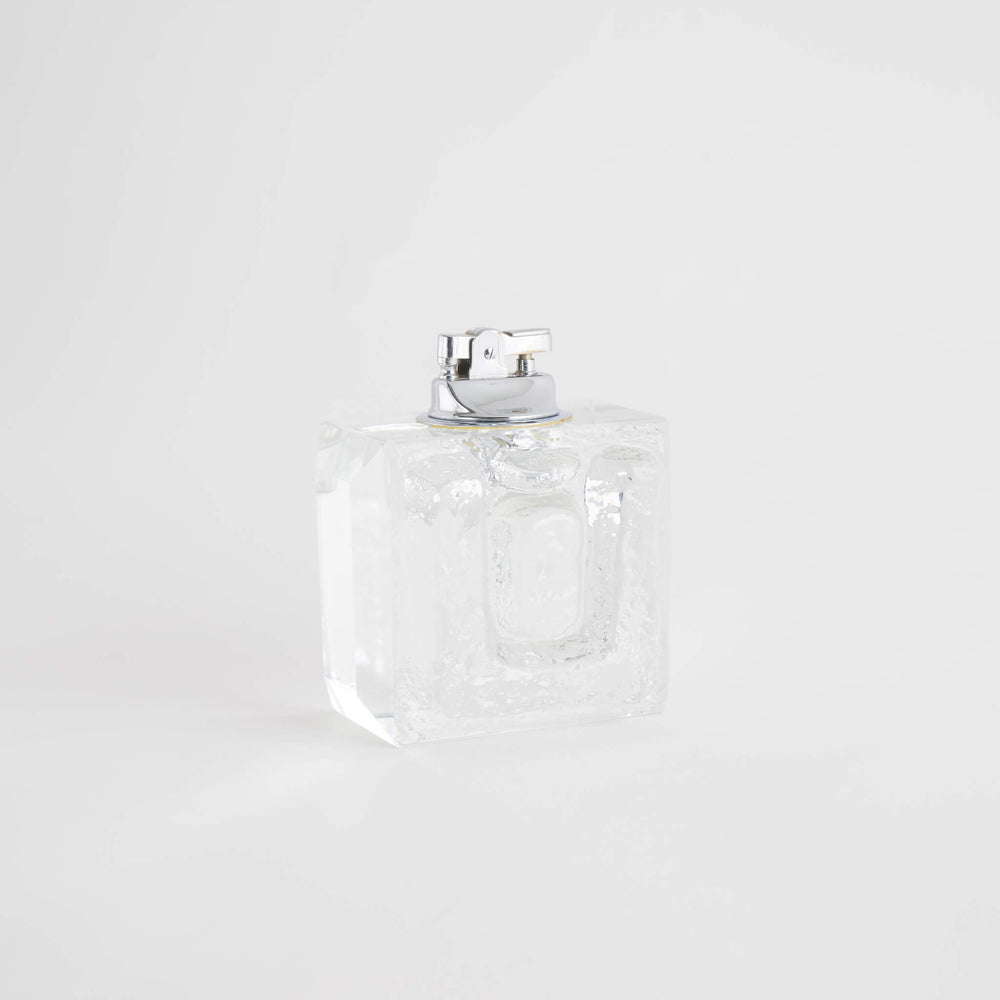 
                  
                    Vintage textured glass table lighter
                  
                