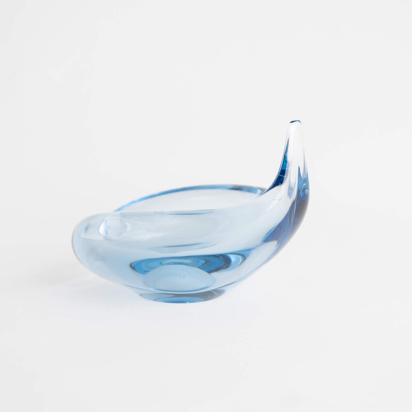 Load image into Gallery viewer, Vintage Light Blue Holmegaard Teardrop Glass Catchall
