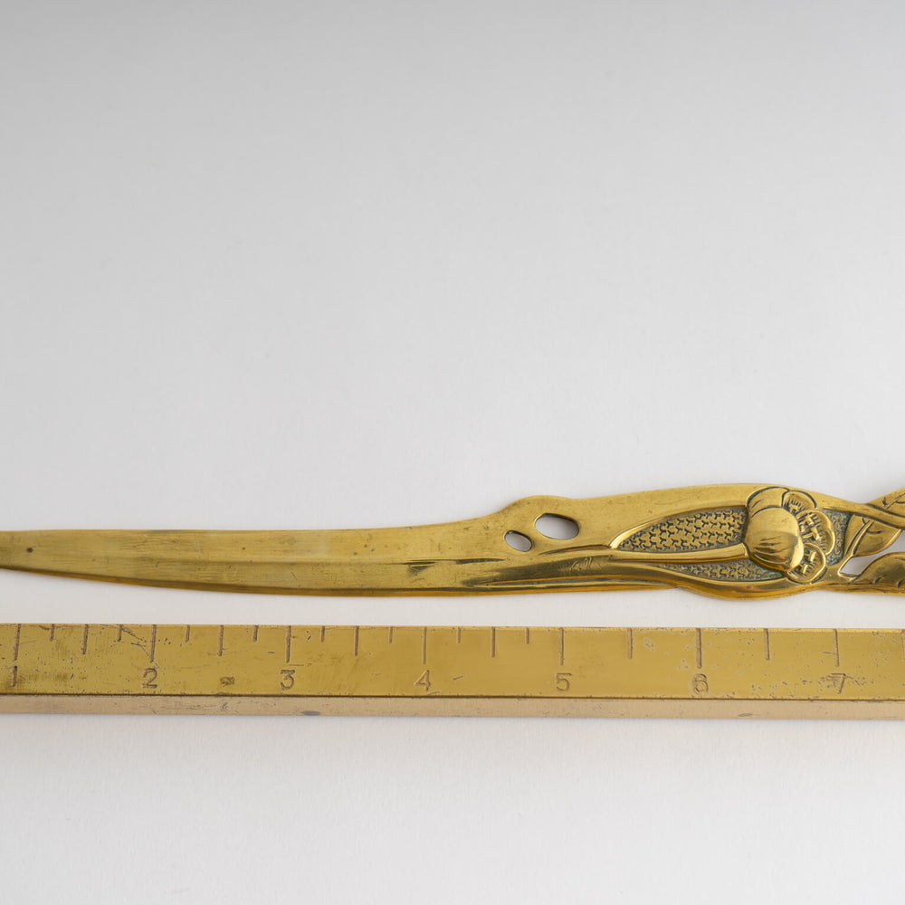 
                      
                        Vintage Brass Art Nouveau Flower Design Letter Opener
                      
                    