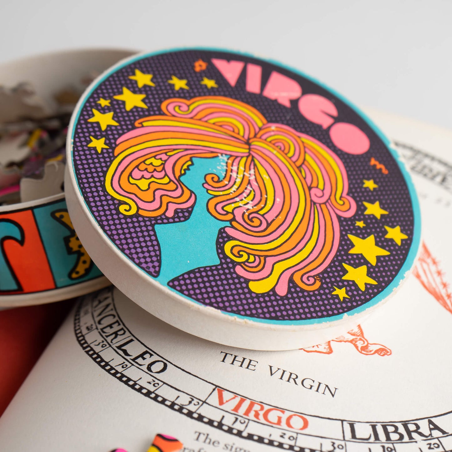 Vintage Virgo Zodiac Puzzle
