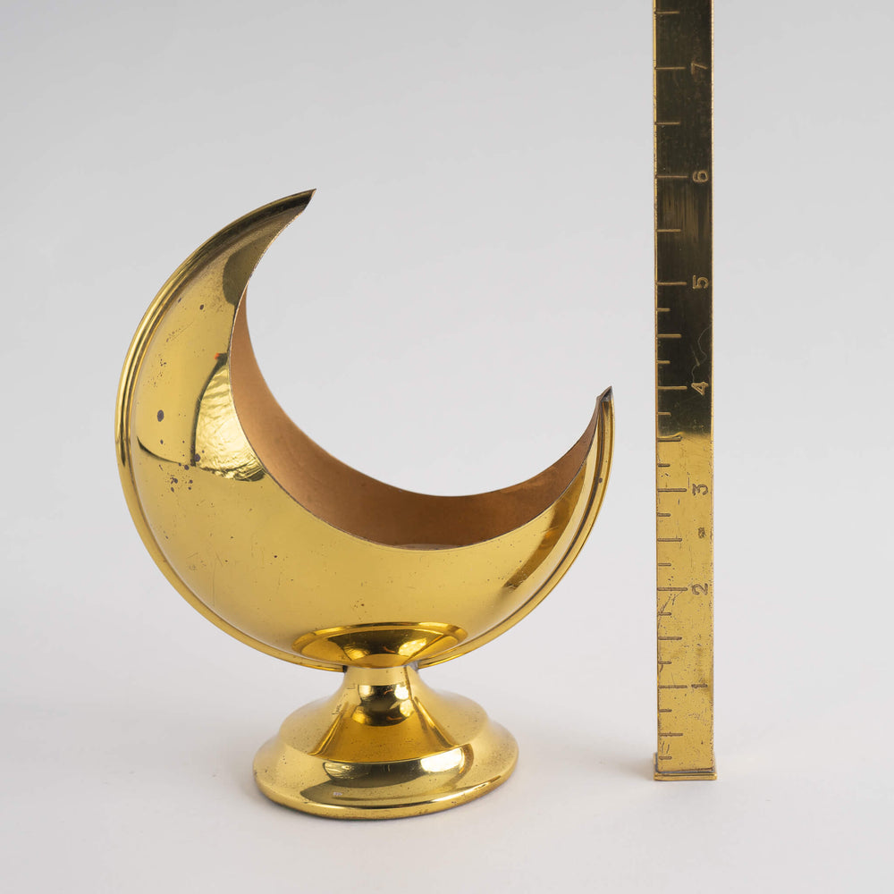 
                      
                        Vintage Brass Crescent Moon Candlestick Holders
                      
                    