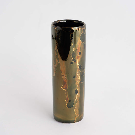 Sascha Brastoff Vintage Ceramic Marbled Bud Vase
