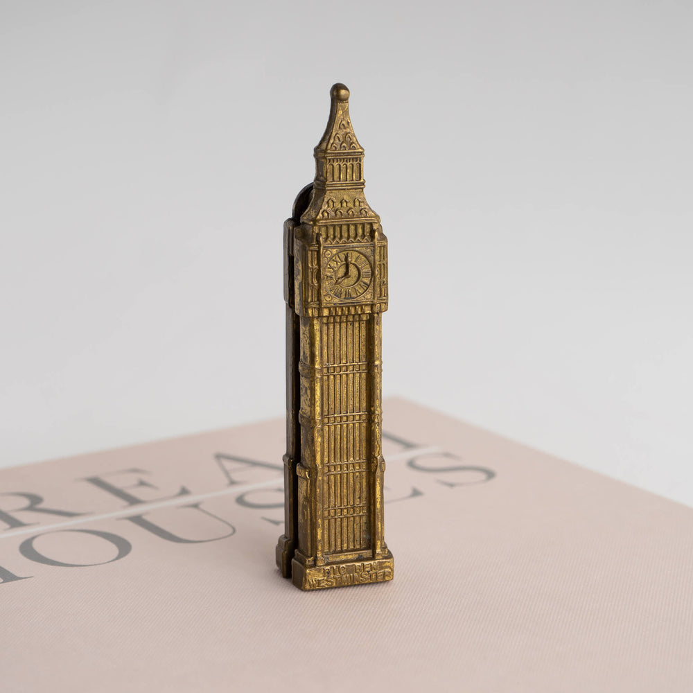 
                      
                        Vintage English Brass Big Ben Door Knocker  Westminster London 
                      
                    