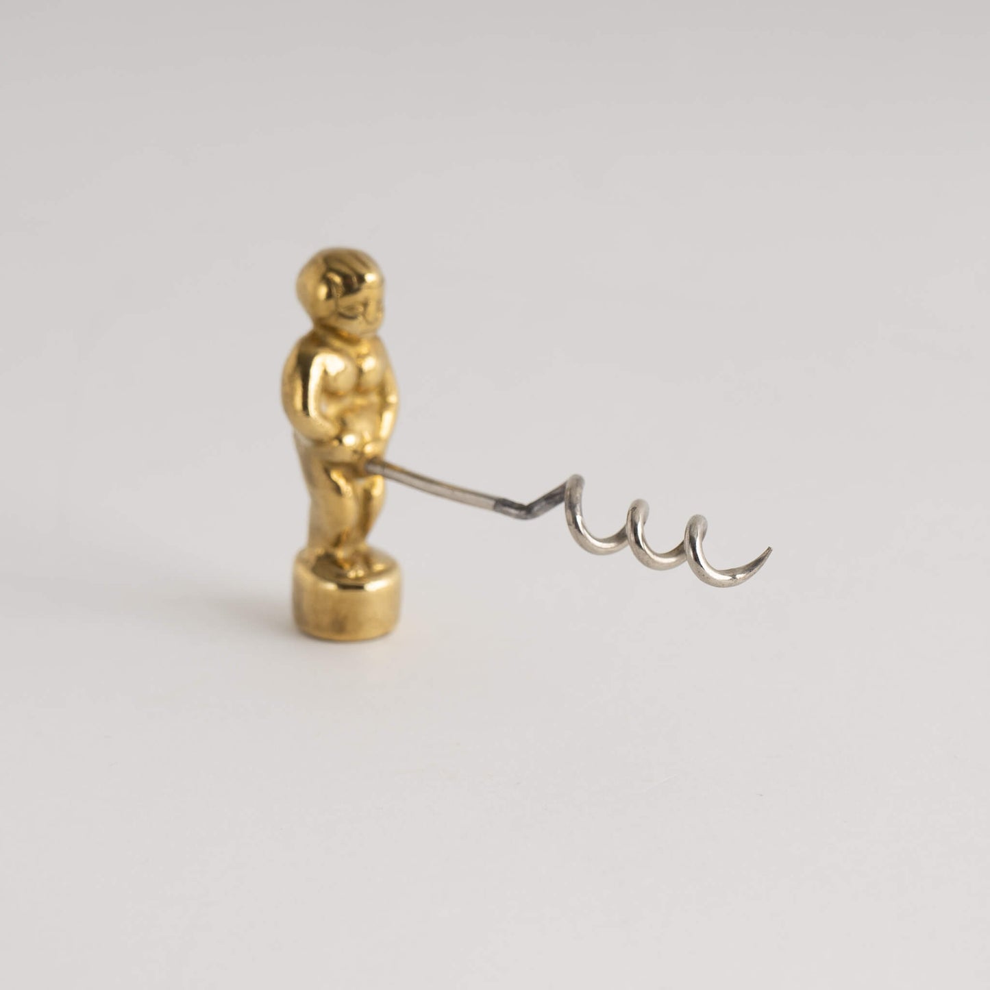 Load image into Gallery viewer, Vintage Brass Risque Man Cork Bottle Opener
