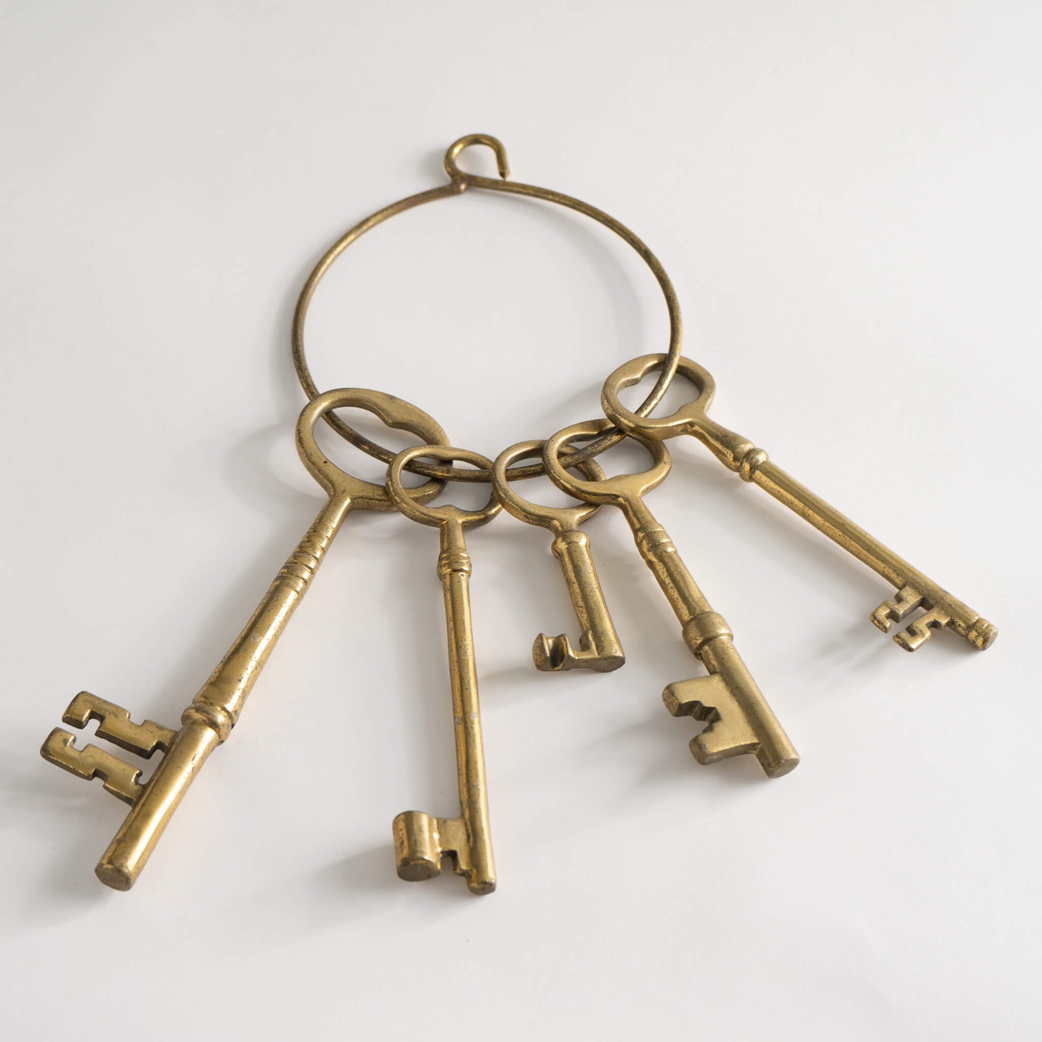 Large key ring hoop on sale