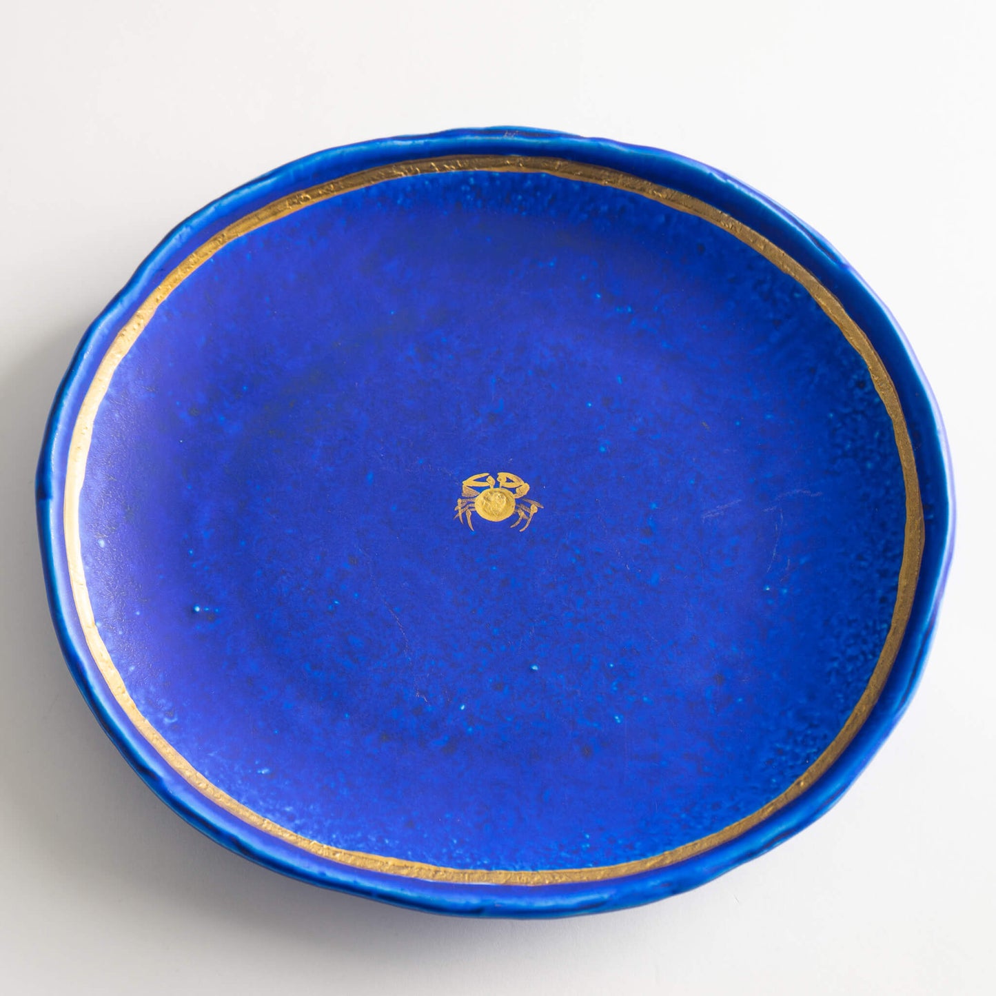 Load image into Gallery viewer, Yves Blue and Gold Jewelry Catchall 
